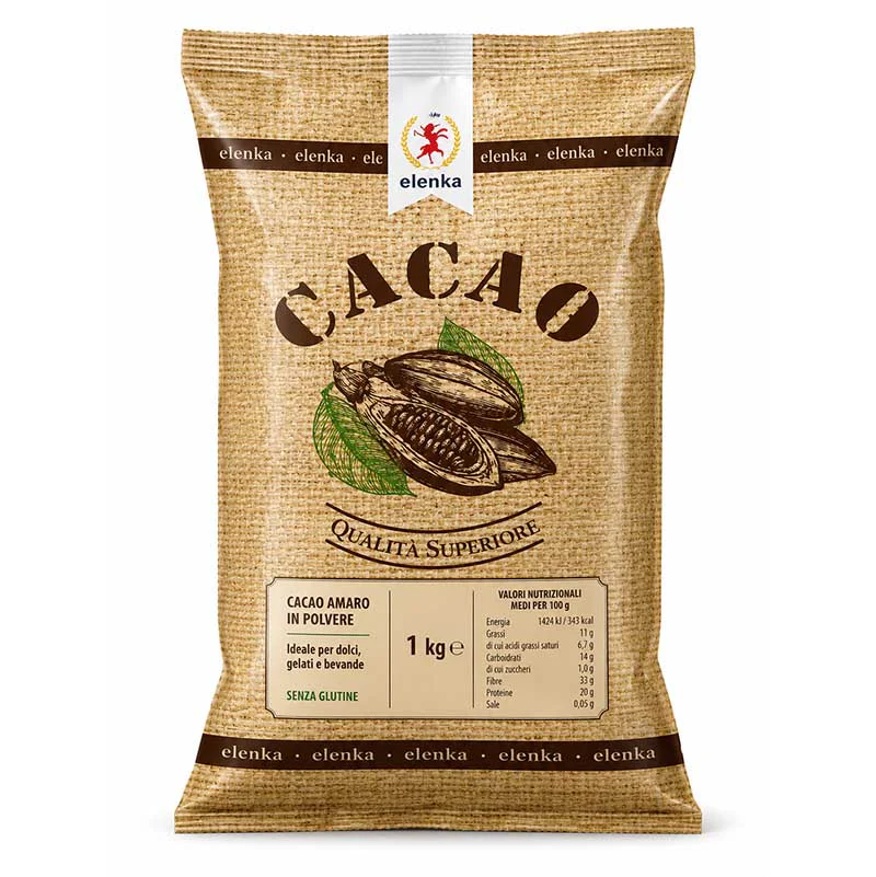 Cacao en polvo 100% Elenka