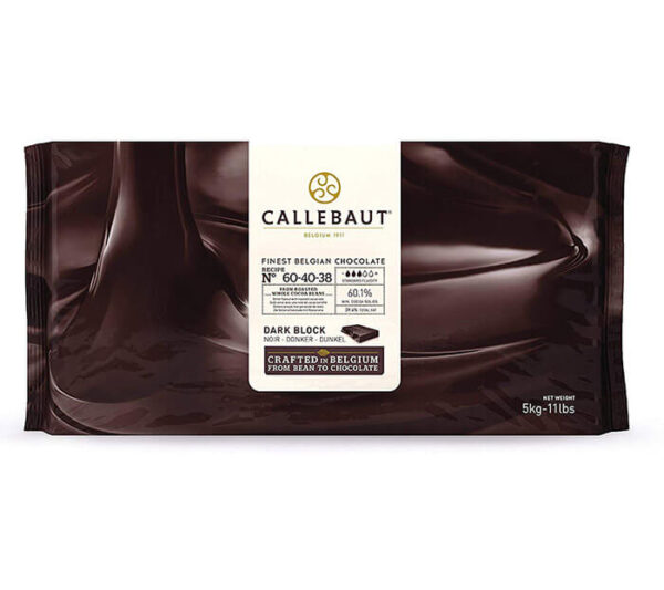 Cocolate 60-40-38 un chocolate al 60% de cacao sin trazas de leche Callebaut