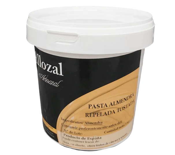 Mantequilla de almendra 100% artesana en bote de 1Kg