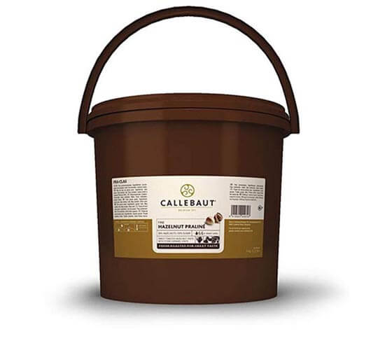 Praline de avellana belga marca Callebaut