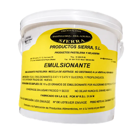 Emulsionante en bote de 6 Kg especial repostería