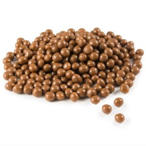 Bolas envueltas de chocolate con leche y un interior de cereal en paquete de 2,5Kg