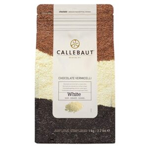 Paquete hermético de Fideos de chocolate blanco de la marca Callebaut