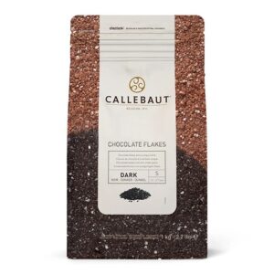 Bolsa de 1Kg de escamas de chocoalte negro de Callebaut