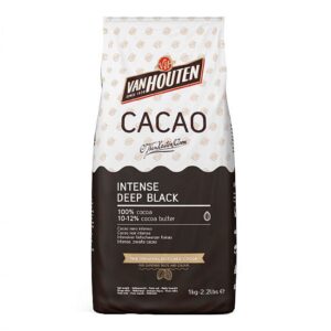Paquete de 1Kg de cacao en polvo negro intenso de Callebaut