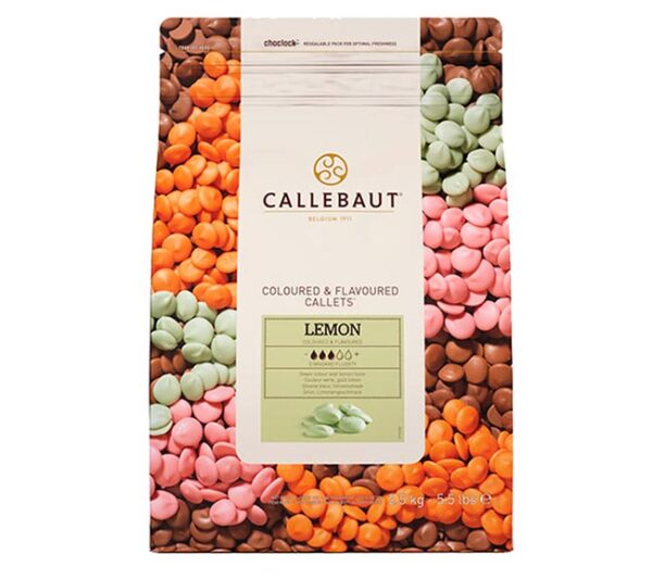 Bolsa de 2,5Kg cobertura de chocolate límon de Callebaut