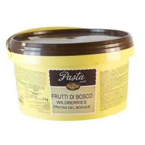 Pasta fruta del bosque en bote de 3Kg