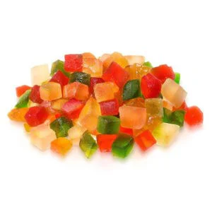 Picadillo de frutas en 4 colores en cubo de 4Kg