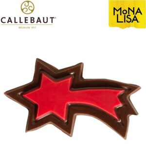 Estrella Navideña Roja Chocolate Negro Callebaut