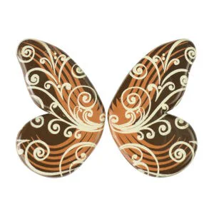 Mariposa Diseño de Chocolate Negro 90uds
