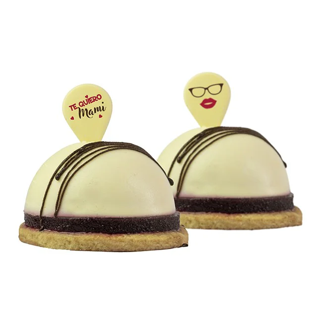 Doble Cartel "Te quiero mami" Chocolate Blanco 135uds - Imagen 2