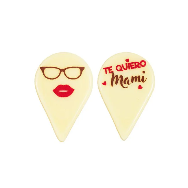 Doble Cartel "Te quiero mami" Chocolate Blanco 135uds