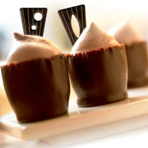 Vasos Snobinettes Chocolate Puro Callebaut 90uds
