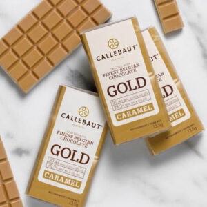 Mini Tabletas Chocolate Gold de Callebaut en 13,5g