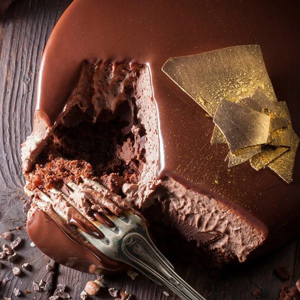 Gianduja Chocolate Negro 5kg - Imagen 2