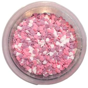 Confeti Corazones de Azúcar en bote de 900g