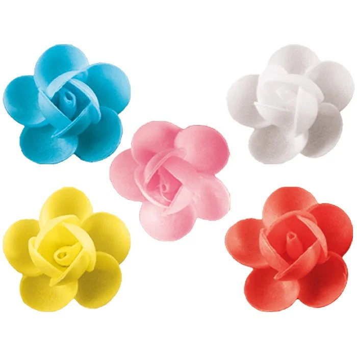 Flores de Colores en Oblea 100uds