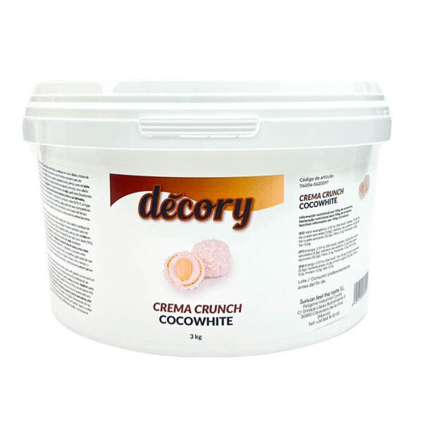 Cubo de 3Kg de Crema Crunch COCOWHITE del fabricante Decory