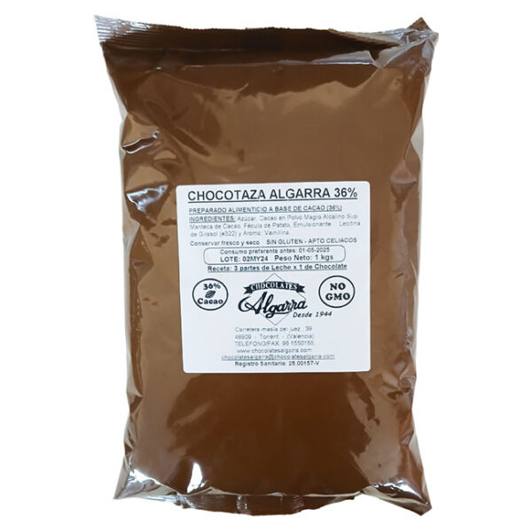 Bolsa de Chocolate a la Taza de Algarra en bolsa de 1Kg