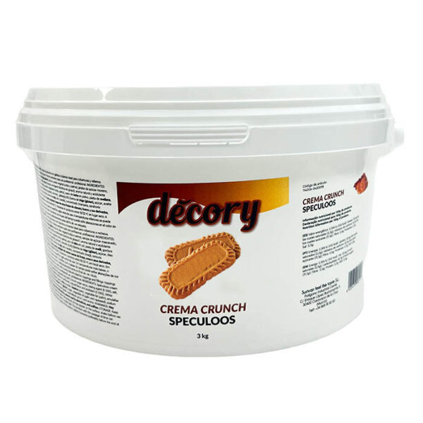 Crema Speculoos Crunch en bote de 3Kg de Decory