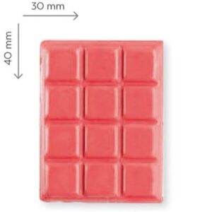 Mini Tableta Rosa Chocolate Blanco 105uds
