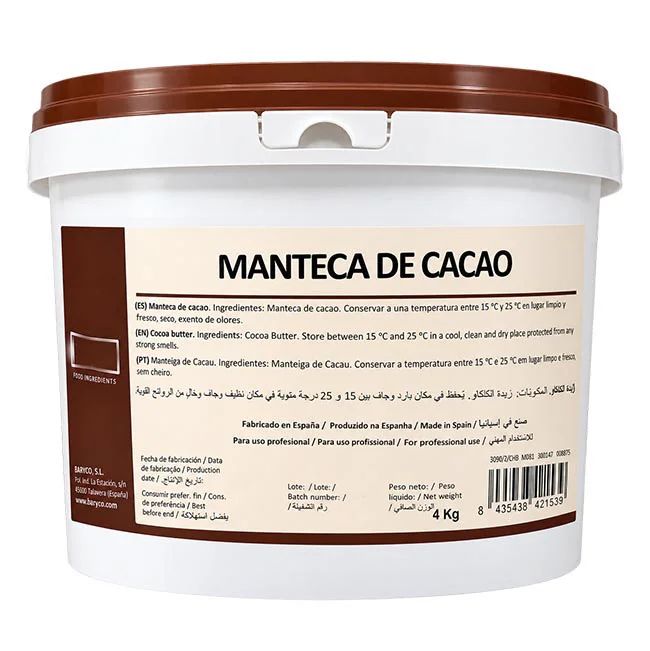 Manteca de Cacao Bloque 4Kg